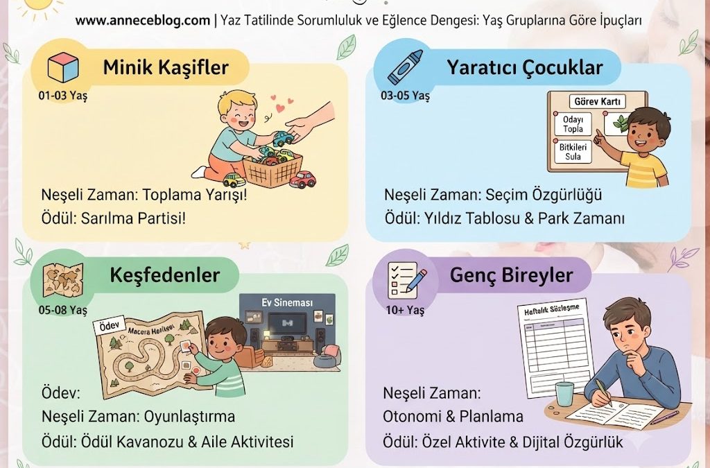 Yaz Tatilinde Sorumluluk ve Eğlence Dengesi